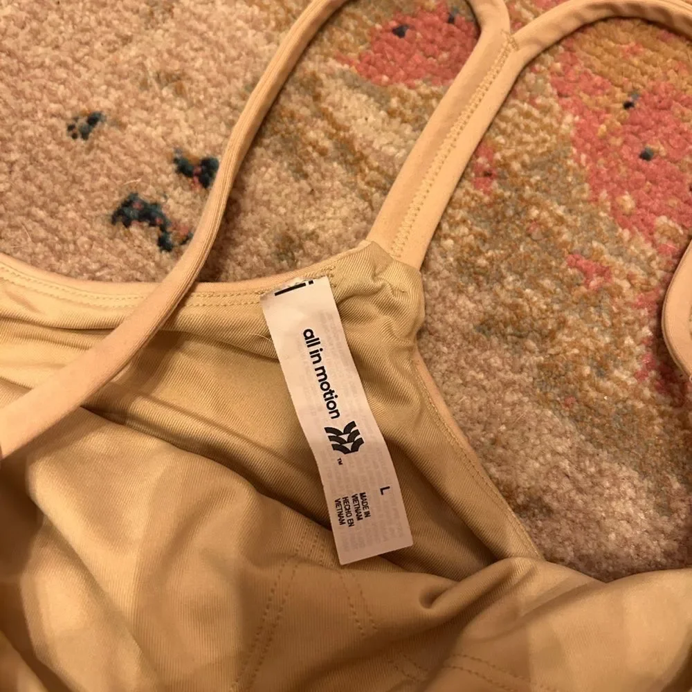 All in Motion Beige Camisole Top